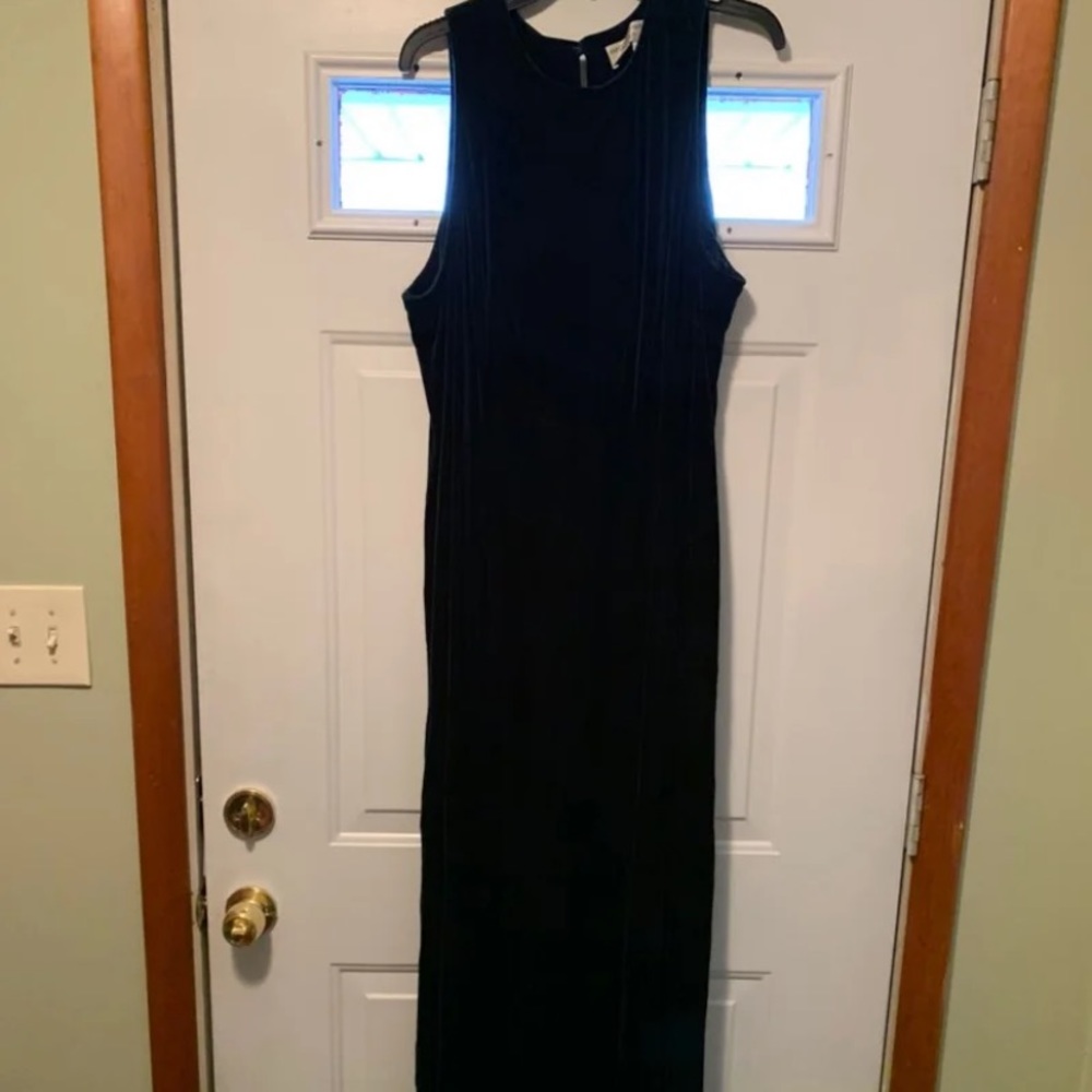 Velvet Dark Green 22W Papell Boutique Evening Gown